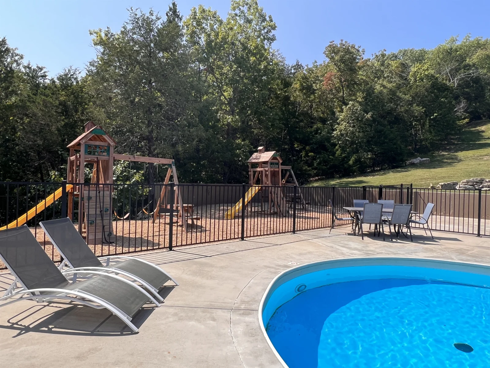 Community playground located by the 1st