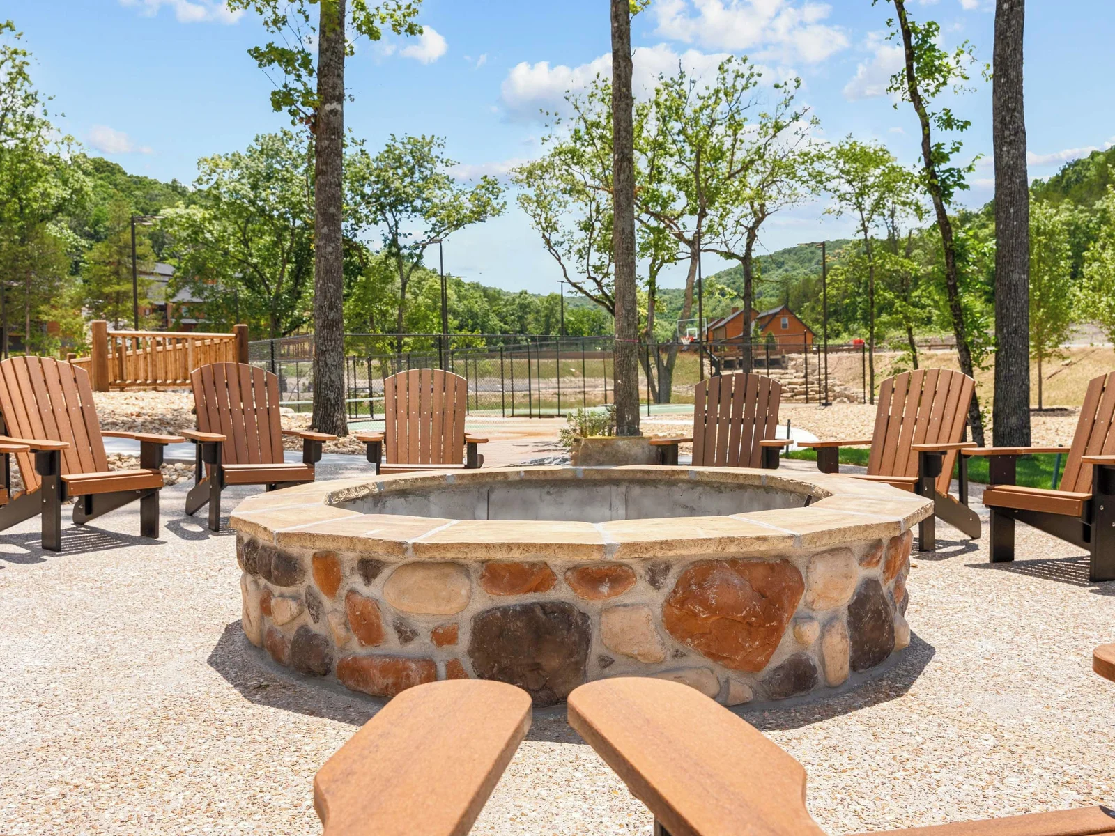 Community firepit.