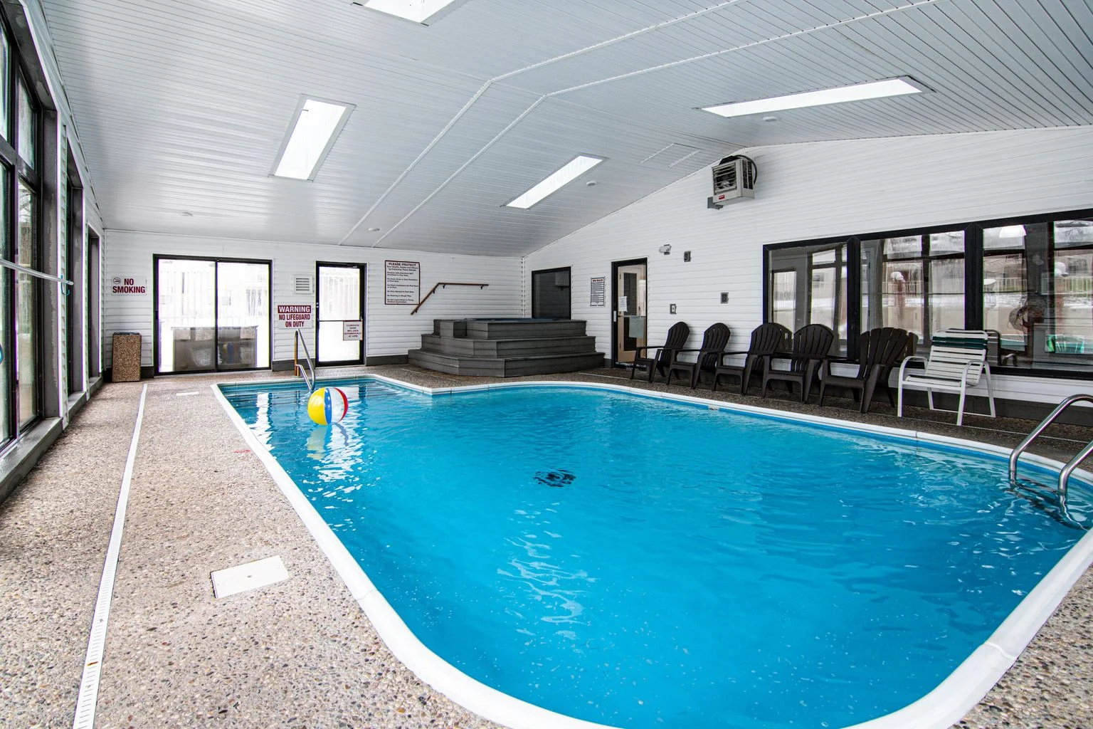Indoor pool just steps from your Branson condo—perfect year-round.