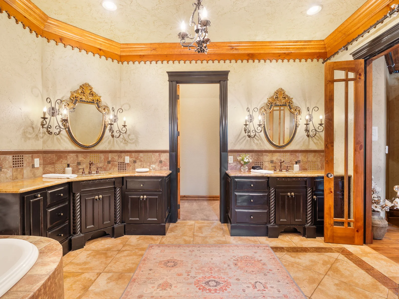 Master bathroom on main level