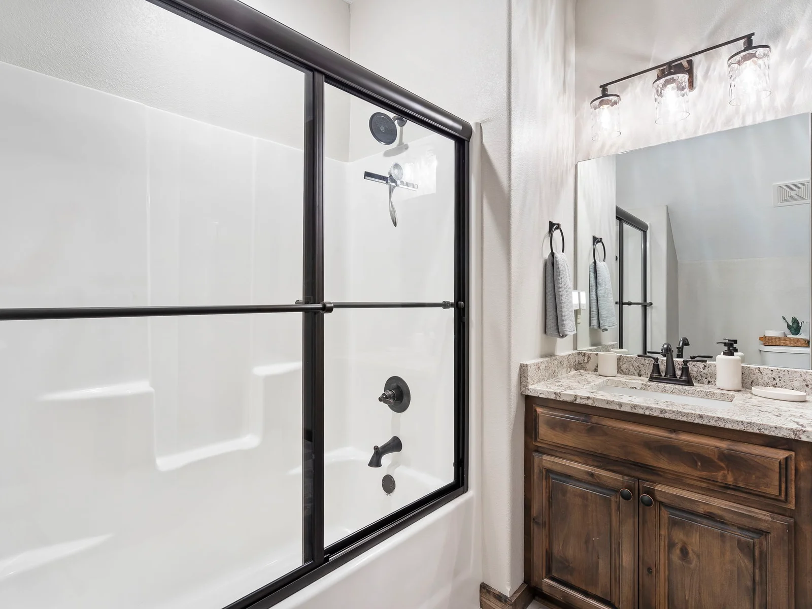 Upper level bathroom
