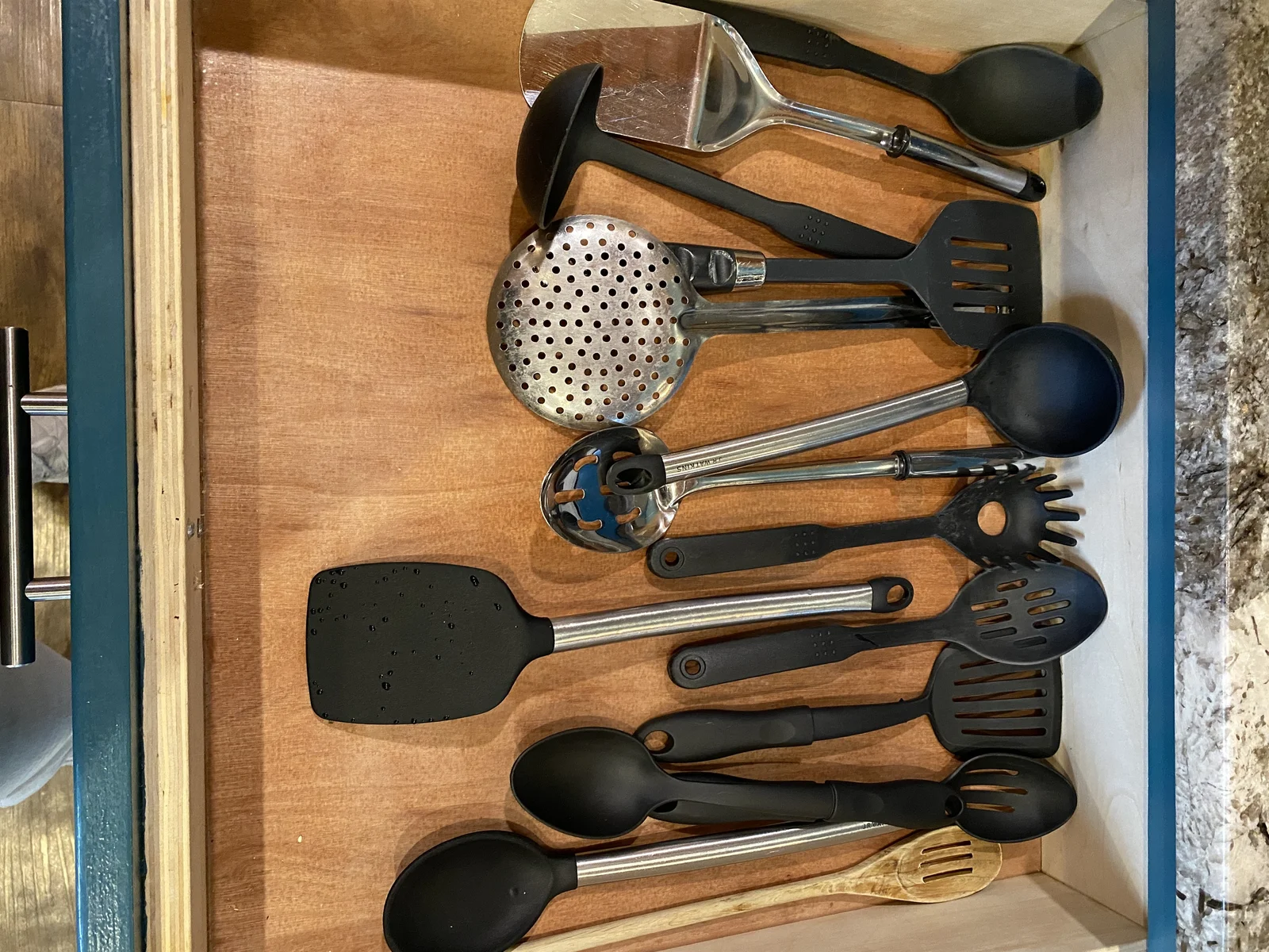 All the utensils you should need are provided