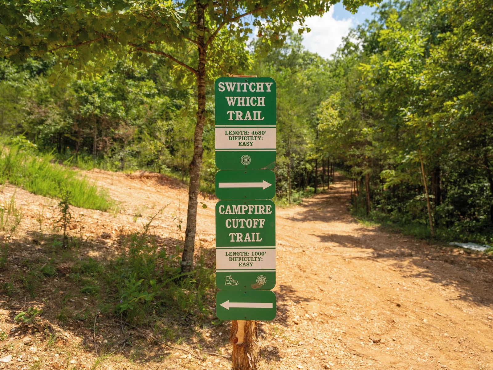 Hiking trails on the property.