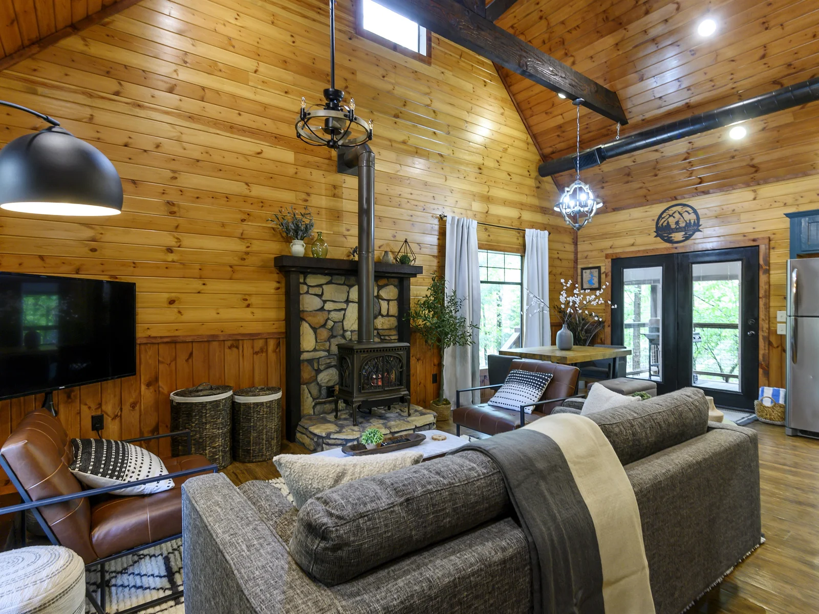 Bright, Open Living & Dining Area