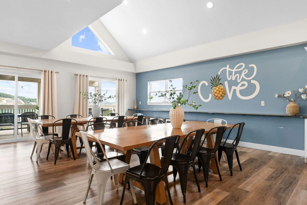 Plenty of seating to eat and gather