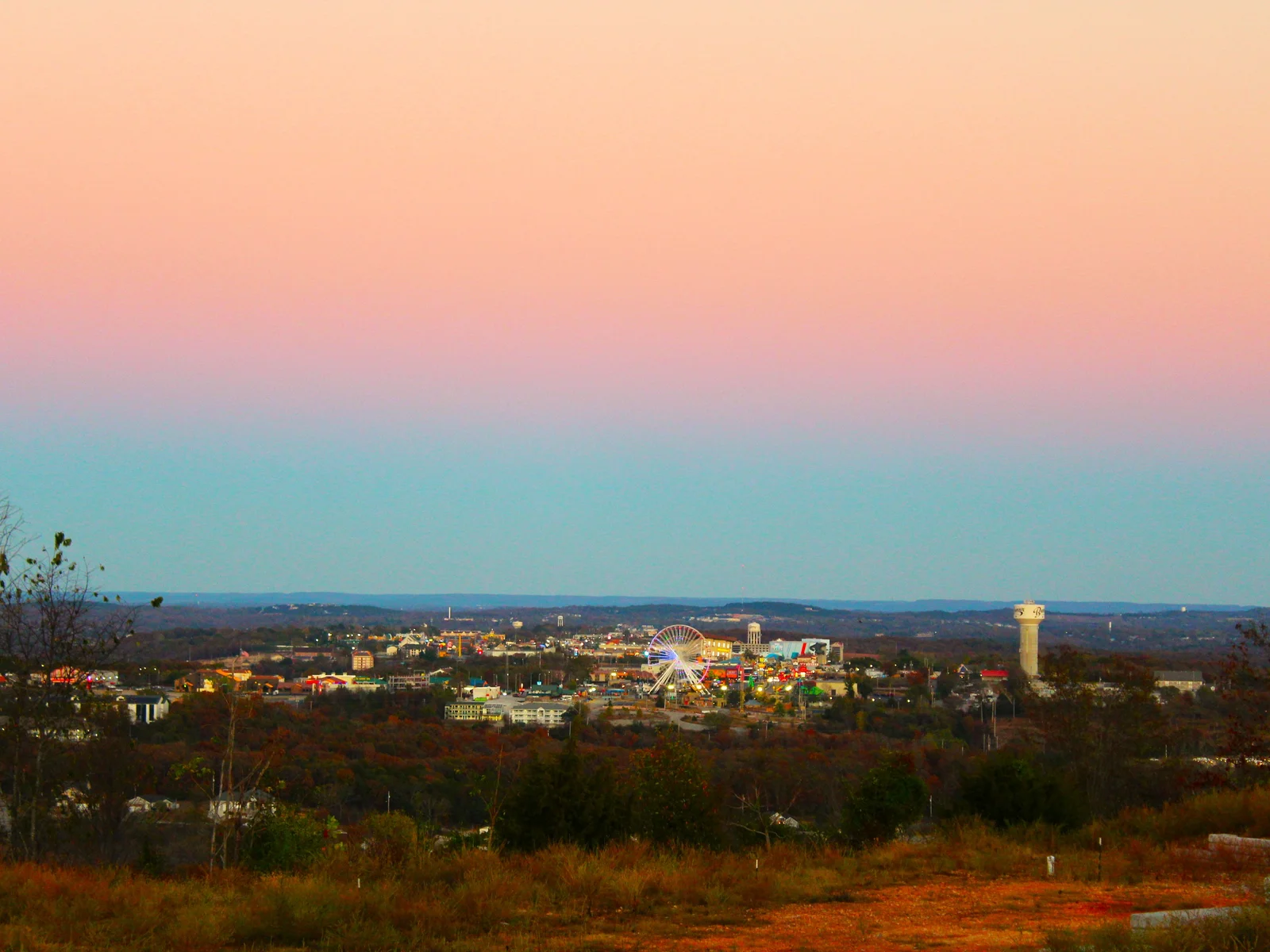 Stunning views of the Branson Strip as you head toward the condo! Views of the city straight across from you at night take your breath away.