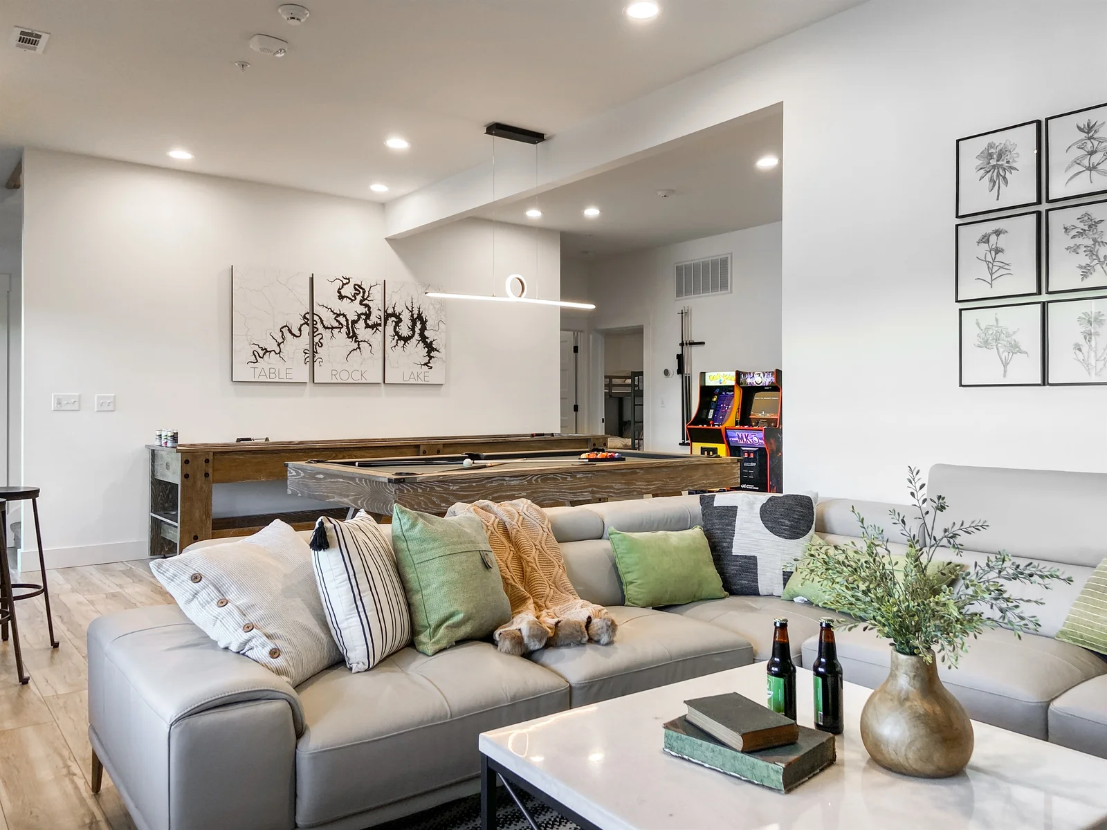 Lower level living space