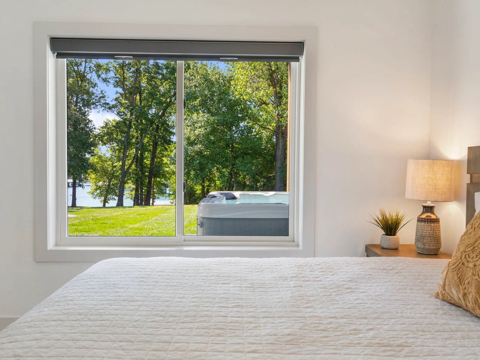 Great views from the bedroom