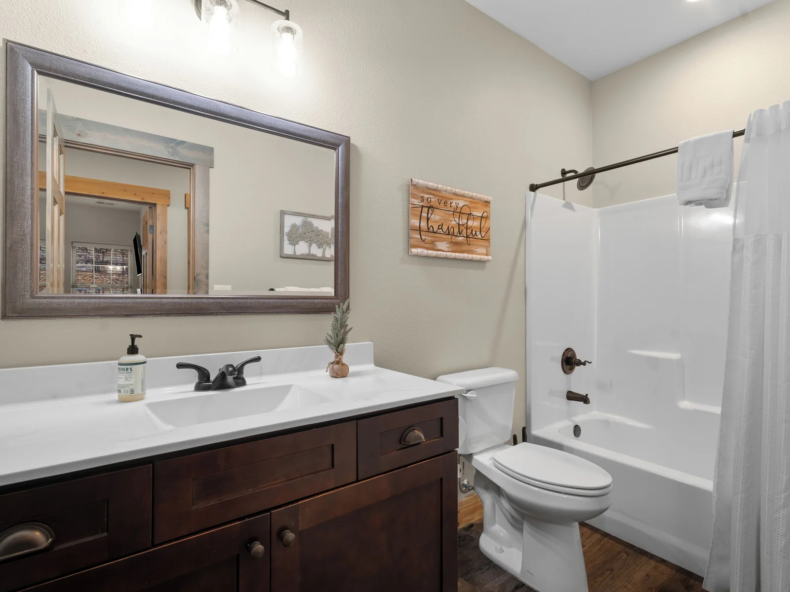 Bedrooms #8 and #9 share this full bath