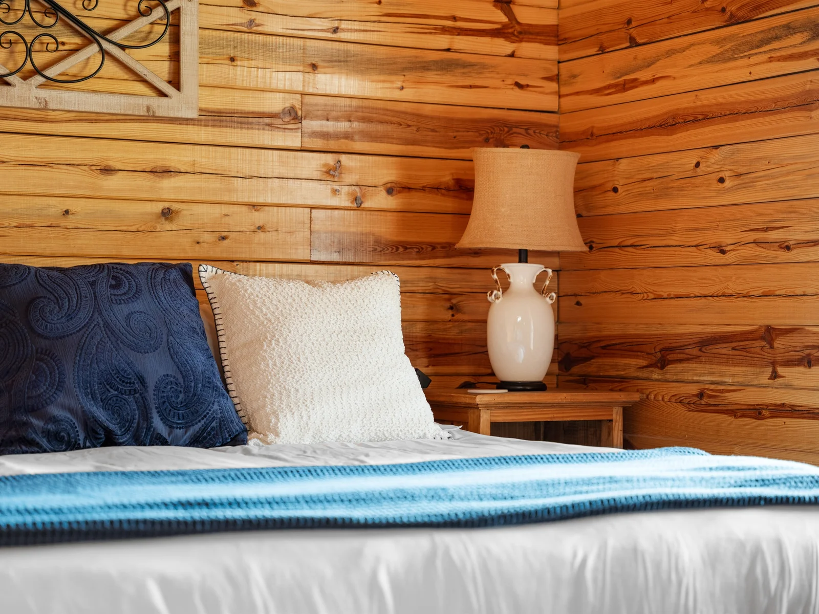 Indulge in restful nights in this dreamy king bed