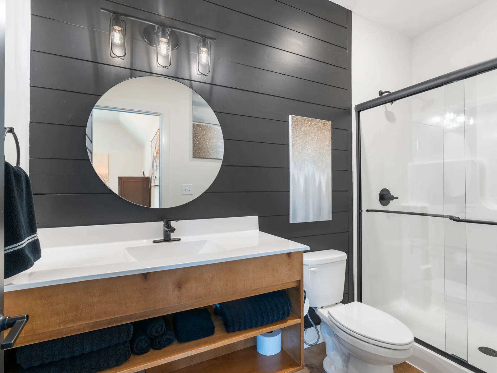 Two queen attached bathroom