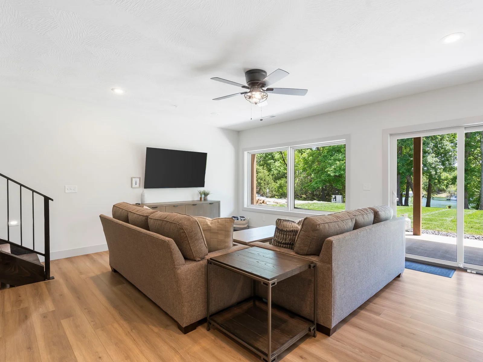Lower level living room!