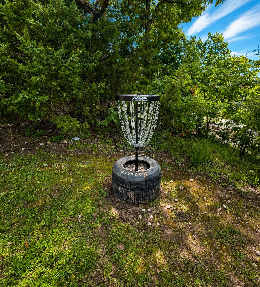 3 new firsbee golf baskets around the home!