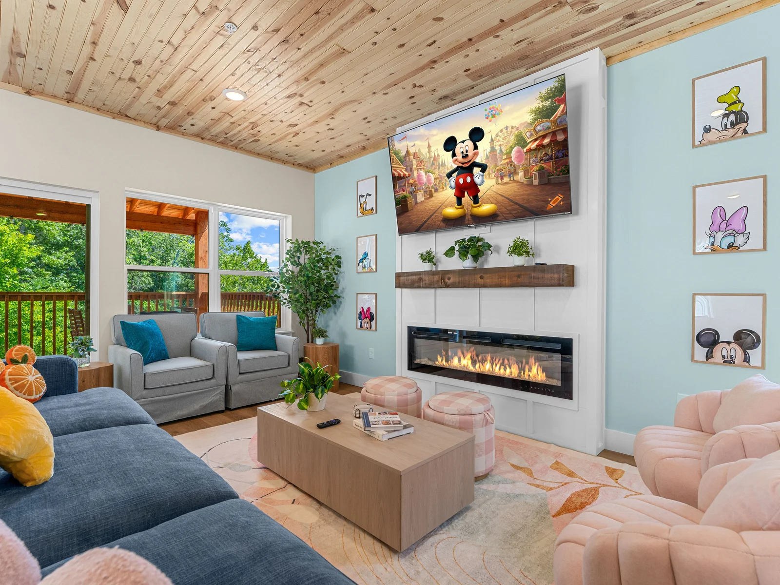 Kick back, relax, and feel right at home in the spacious living area. 🛋️✨
