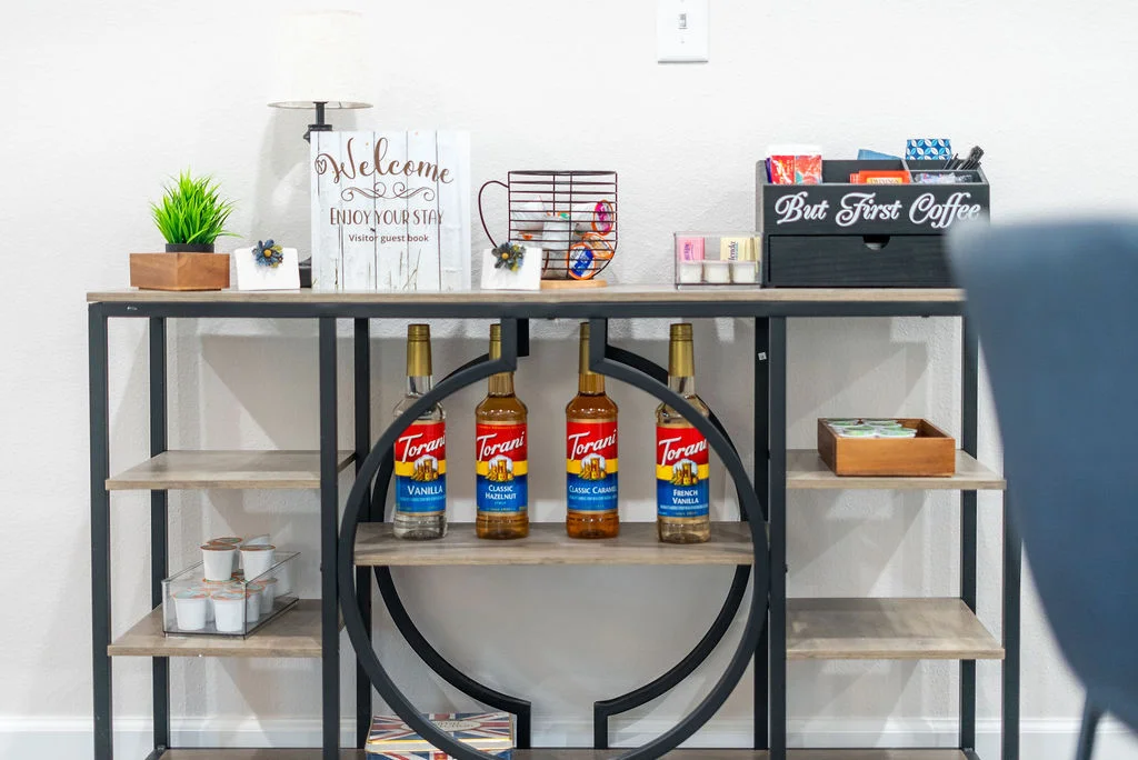 Full complimentary coffee and tea bar!