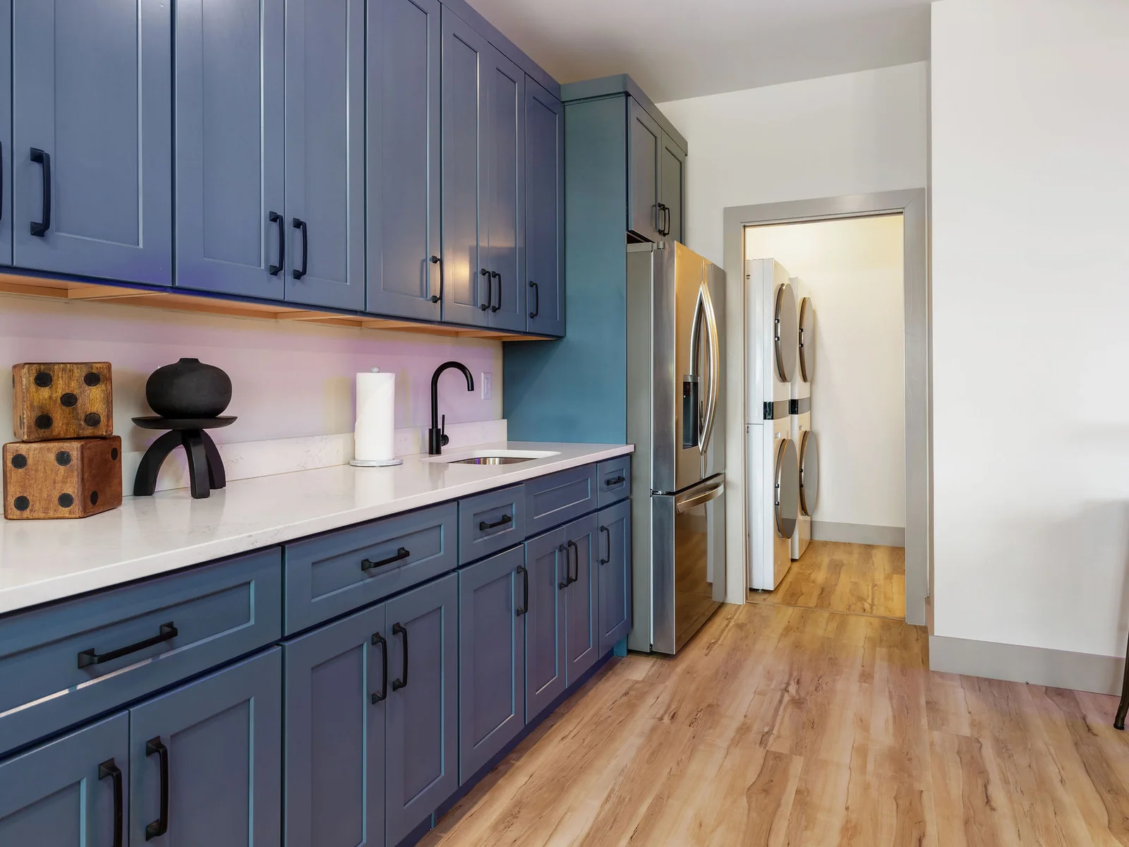 Kitchenette and 2 sets of washers and dryers downstairs!