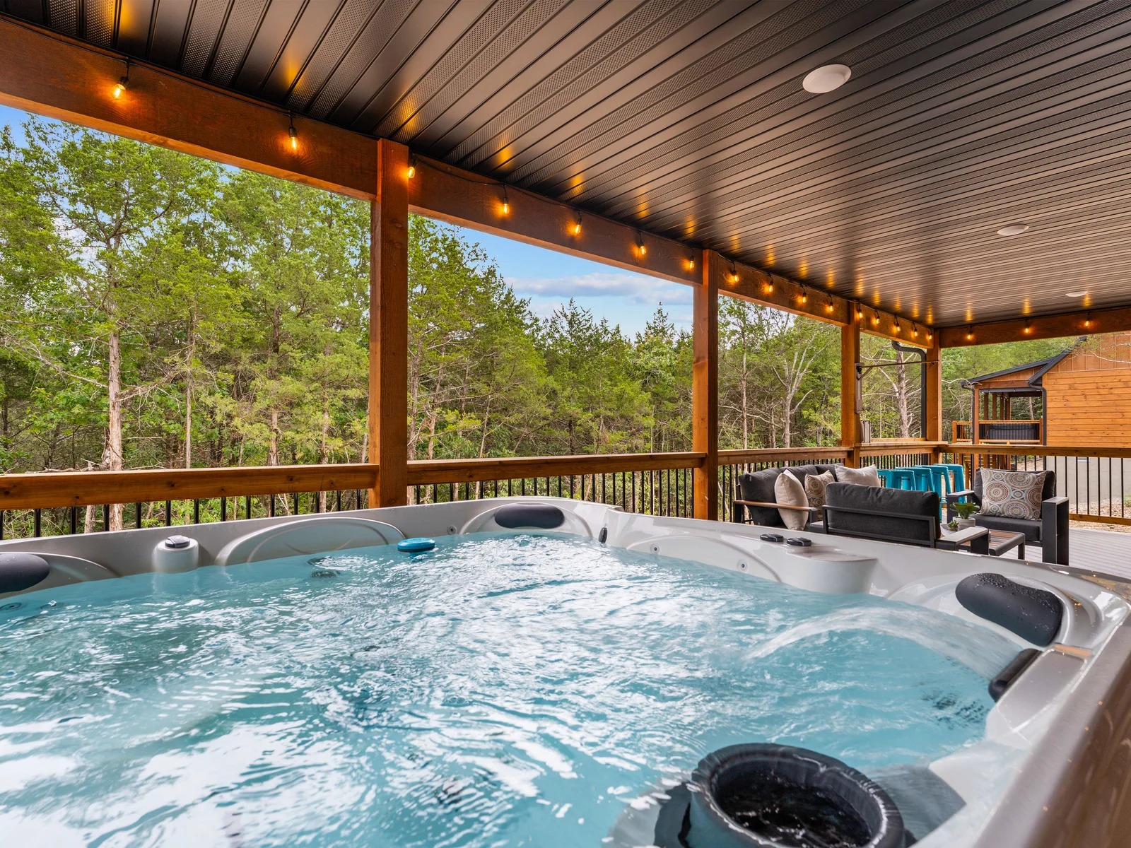 Hot Tub and Back Deck