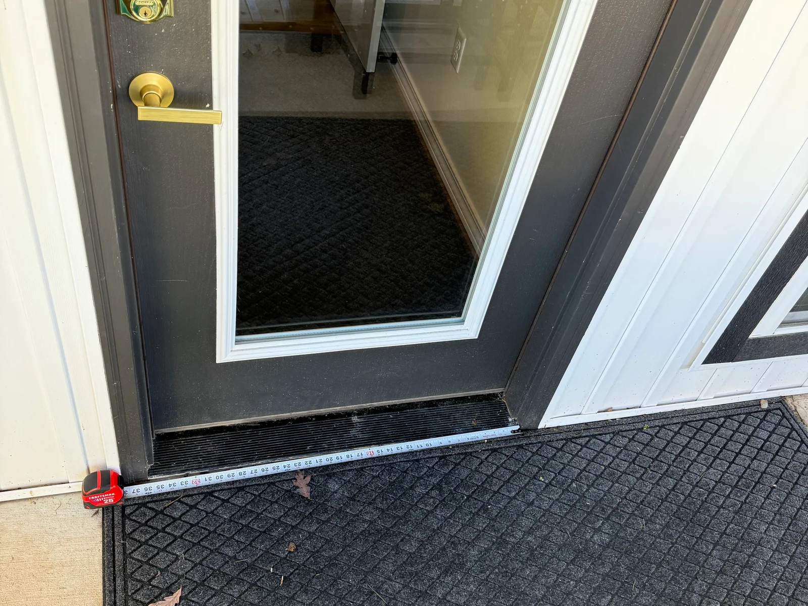 Front and rear door are 36” doors