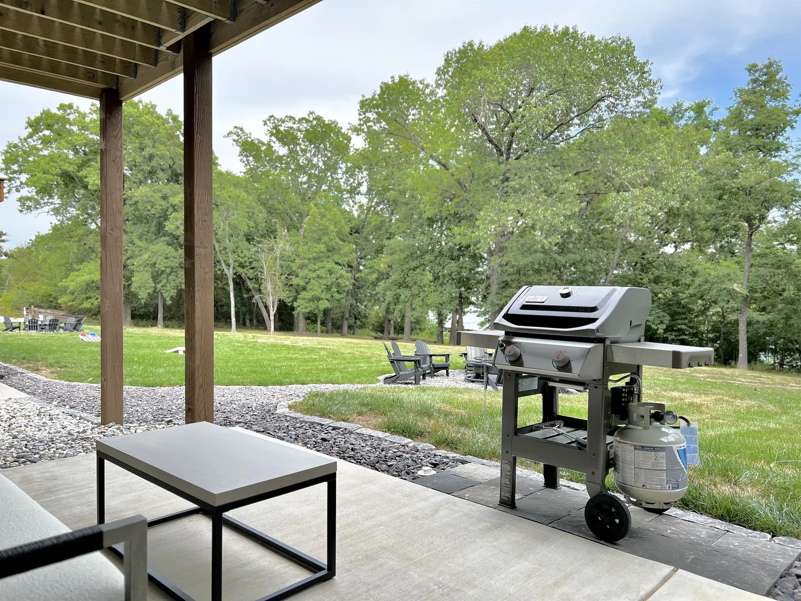 Private grill and access to share firepit!
