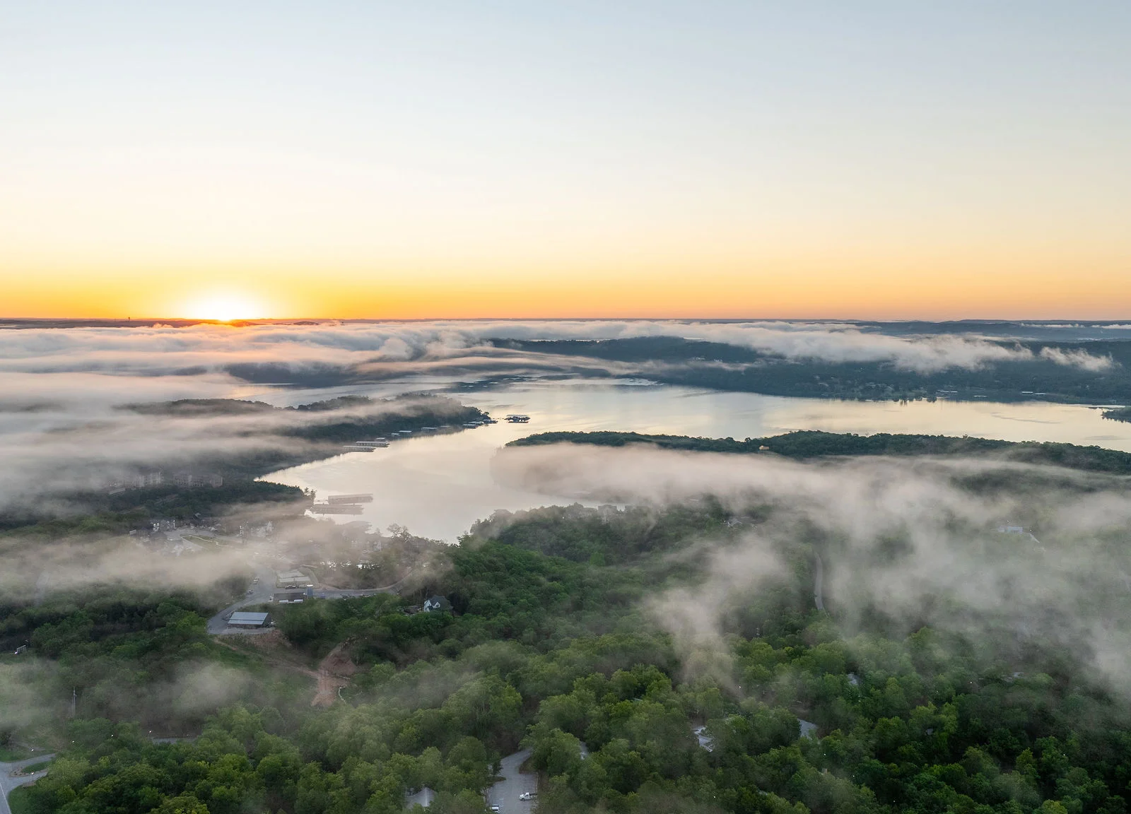 Branson sunrises over the lake are always stunning!