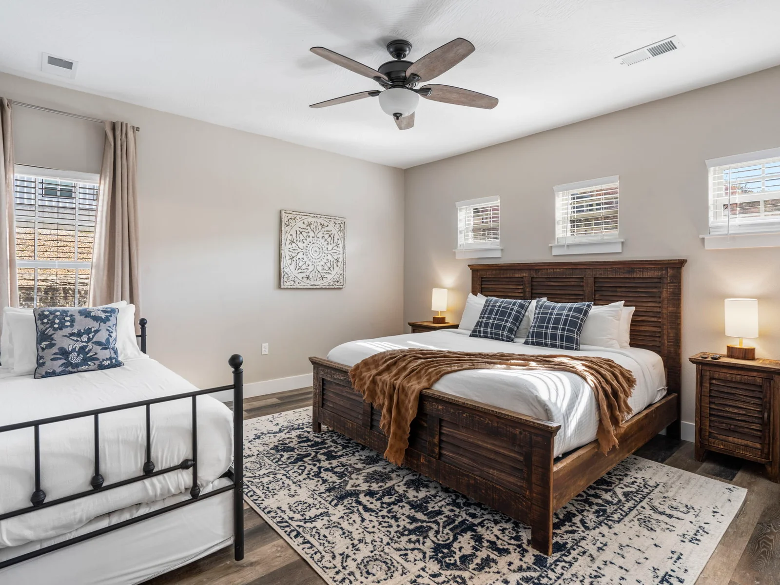 Upper level King bedroom #1 w/ ensuite bath