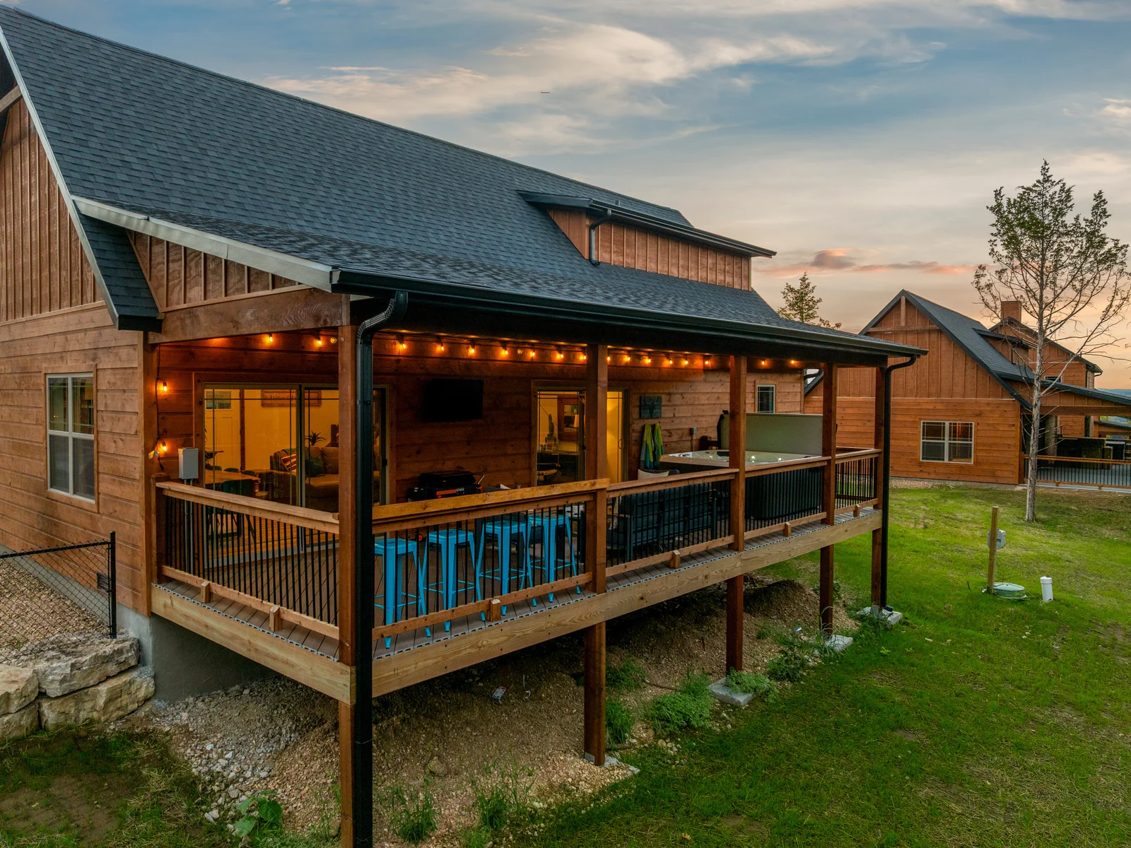 Covered Back Deck