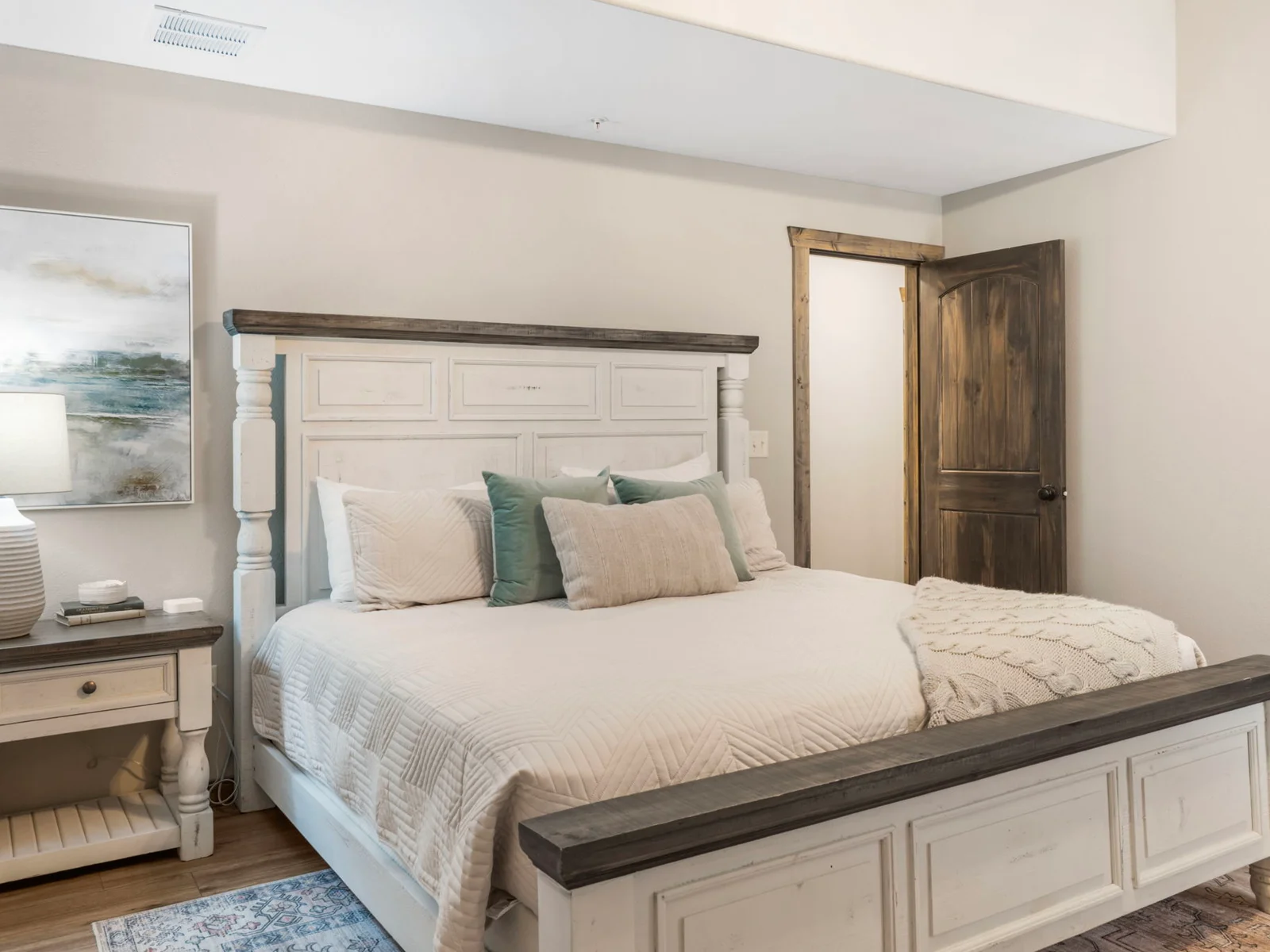 Lower Level King bed