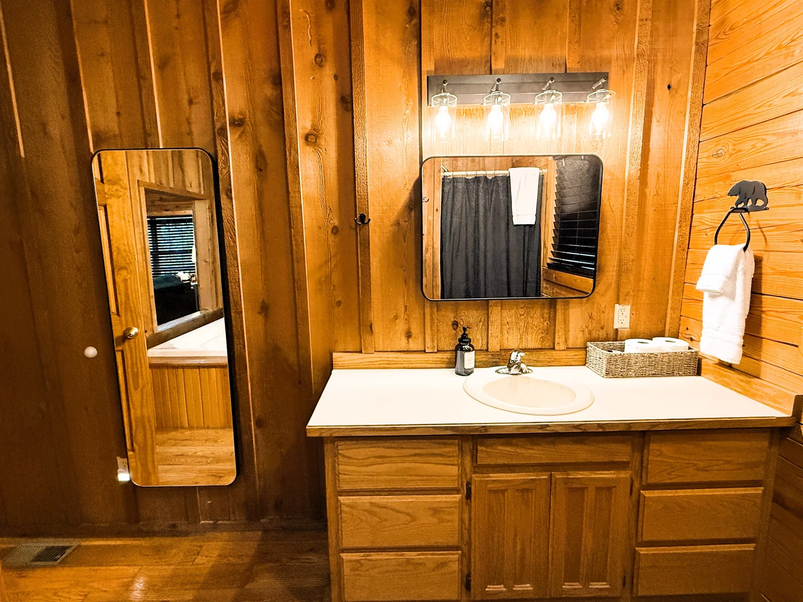Enjoy our large spa-like bathroom