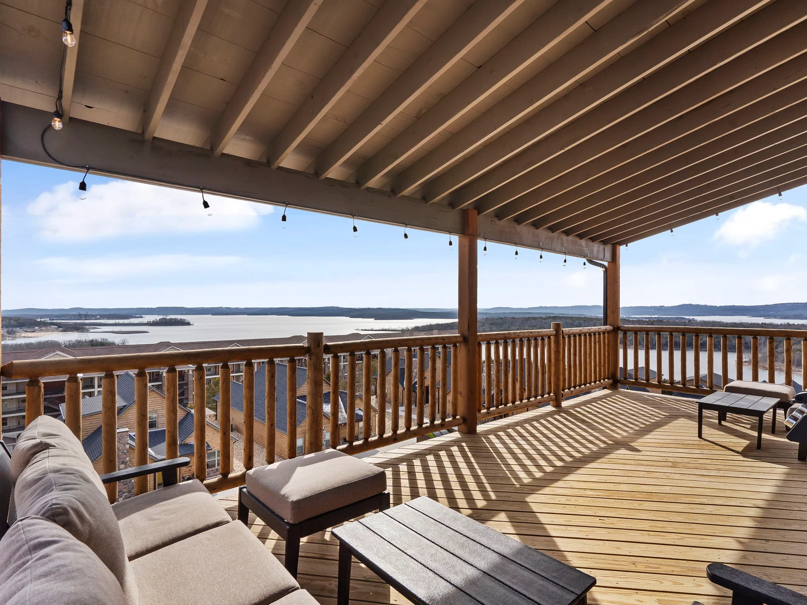 Walk out patio with one of the best views in Branson!