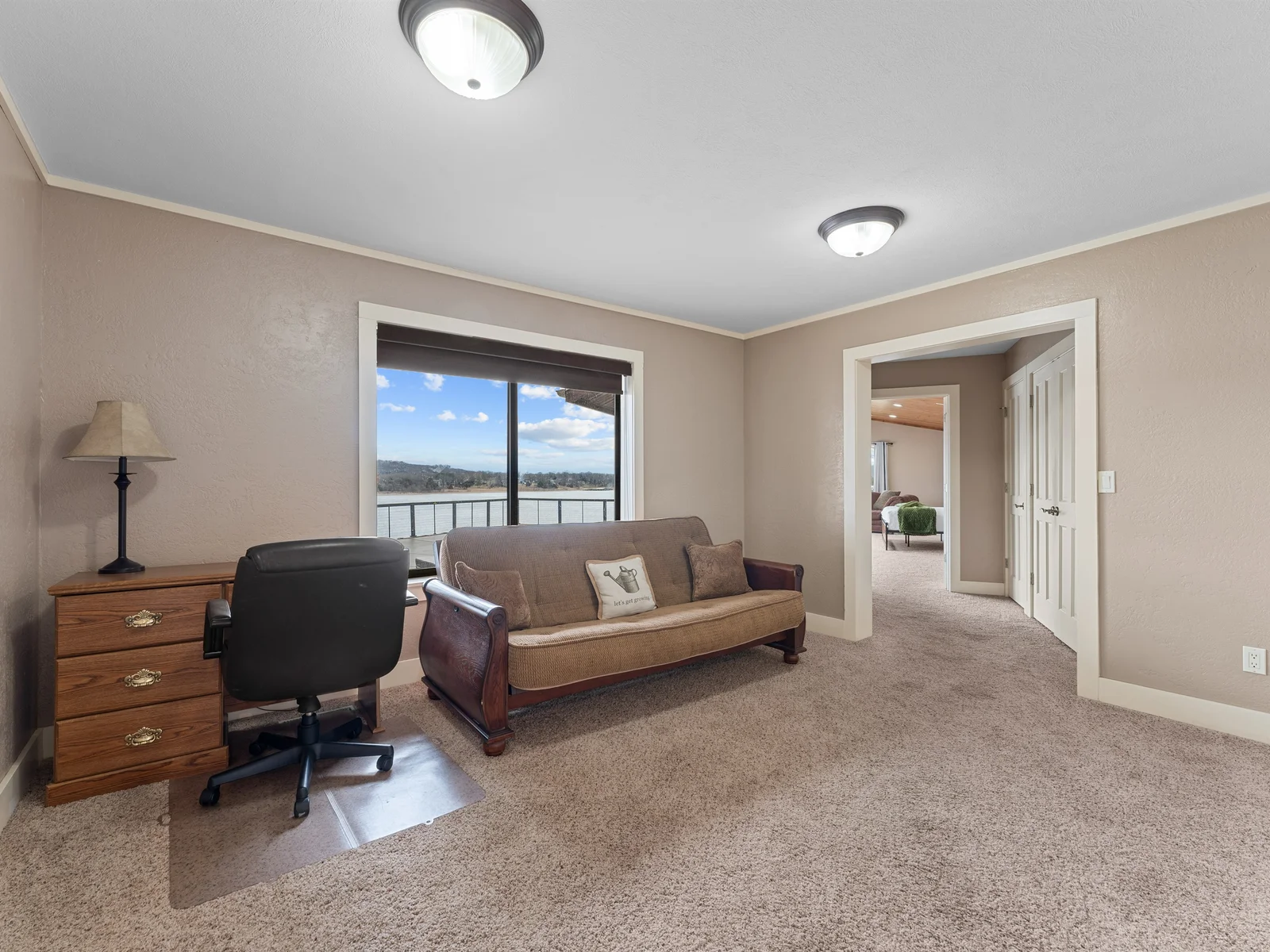 This flexible bonus space offers a quiet spot to unwind, read, or catch up on work, perfect for longer stays or multigenerational groups.