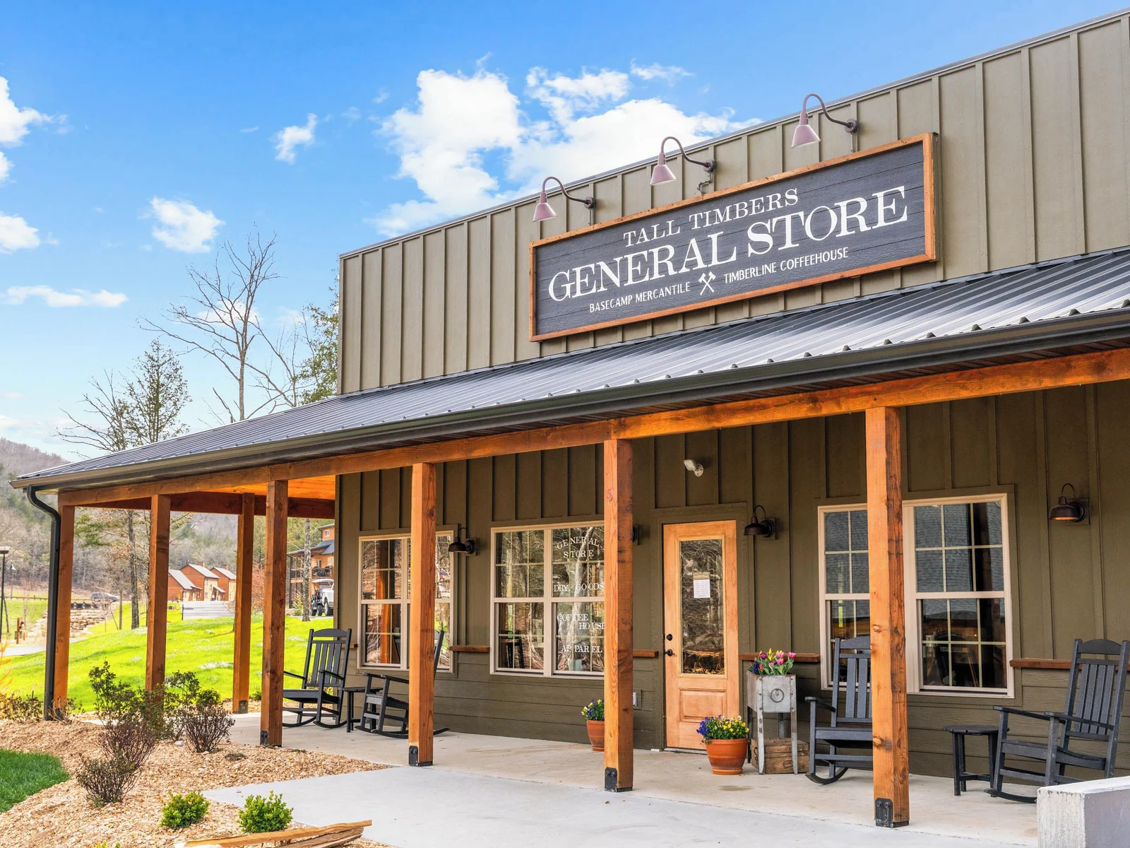 Community gets together at the General Store.