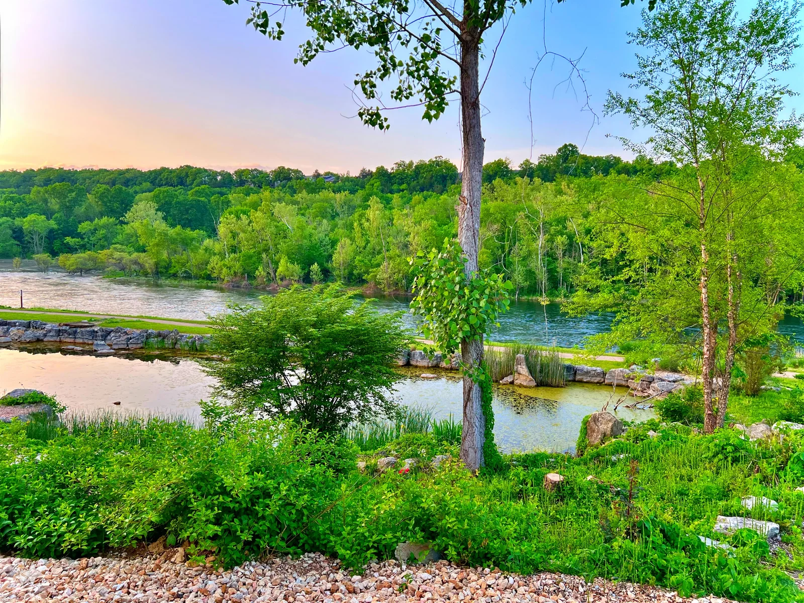 The views out back are spectacular!