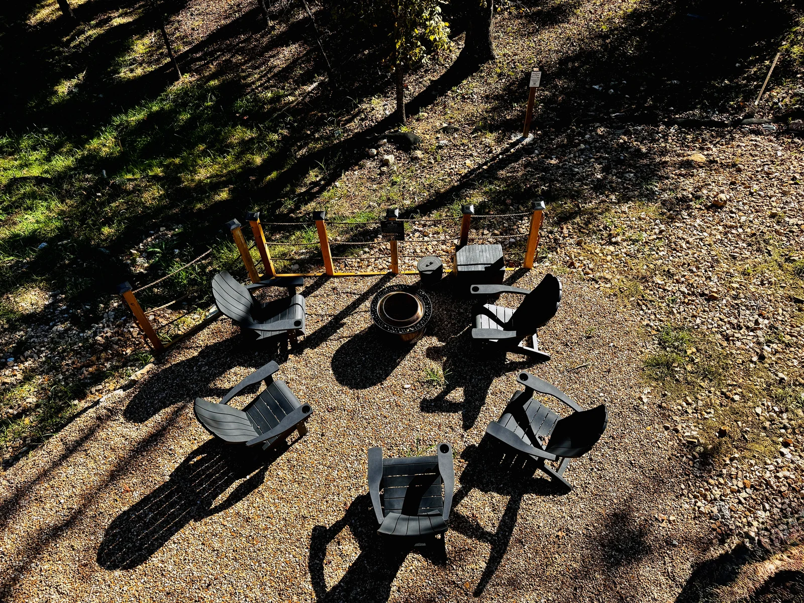 Fire pit area