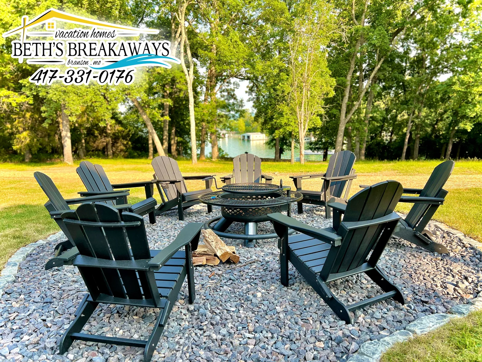Wood burning fire pit for your use!