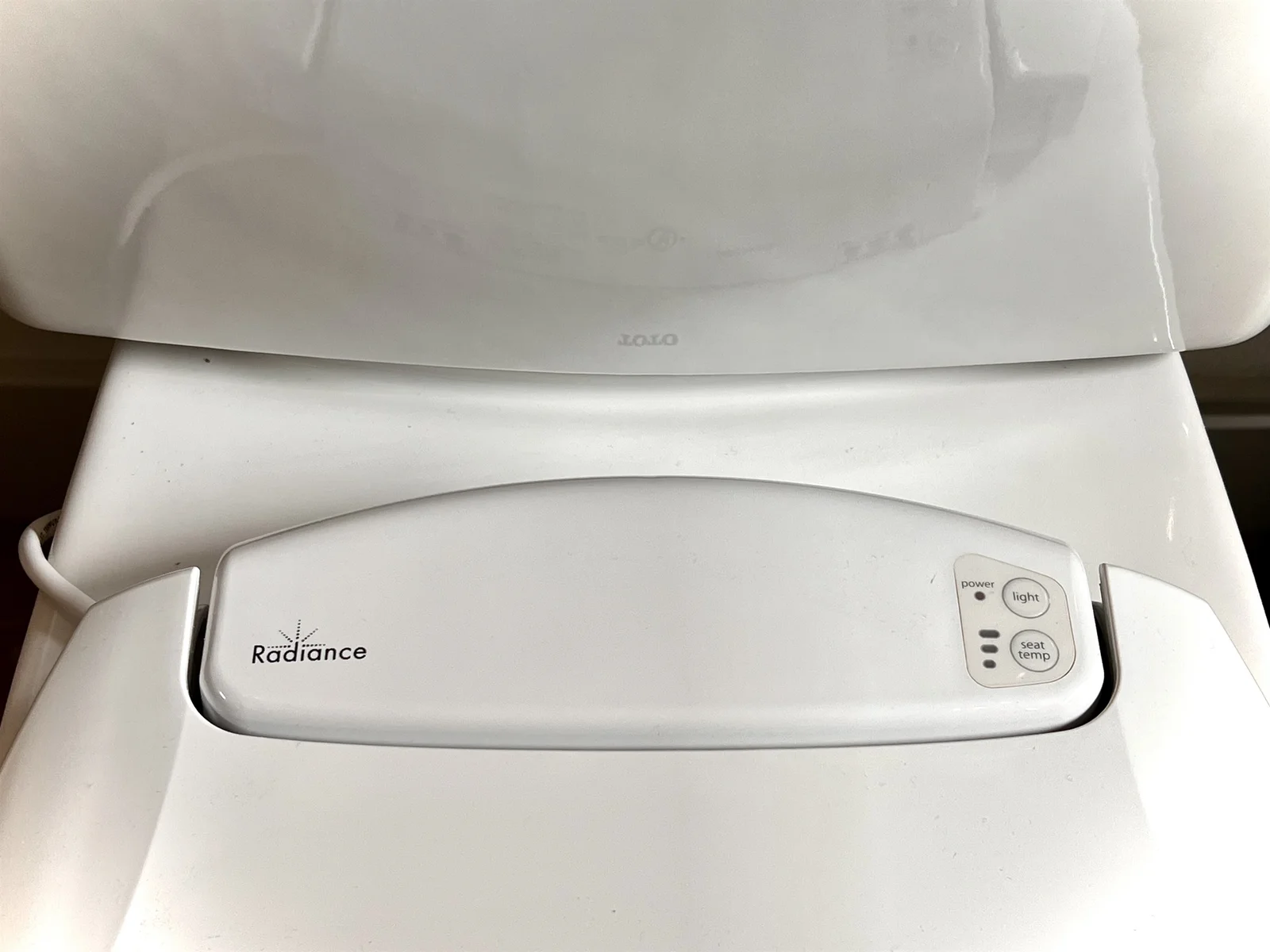 Heated toilet seat!