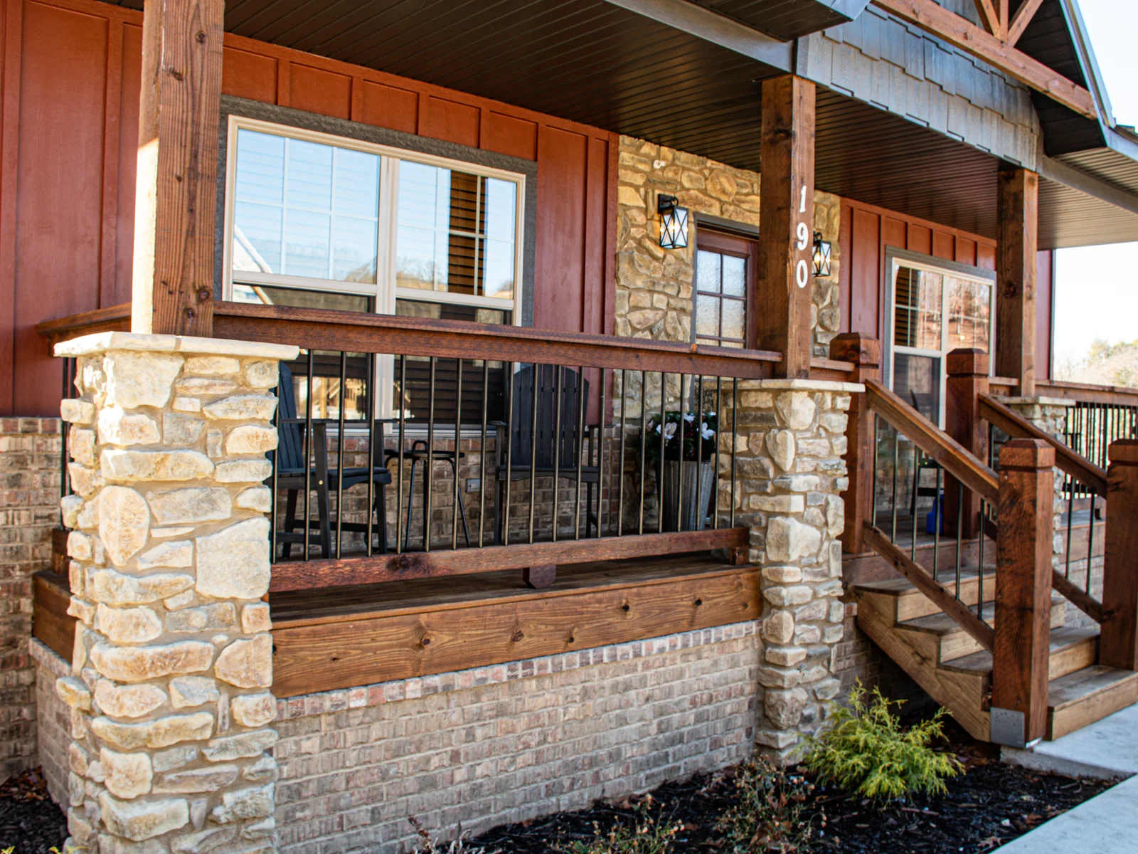 Large front porch