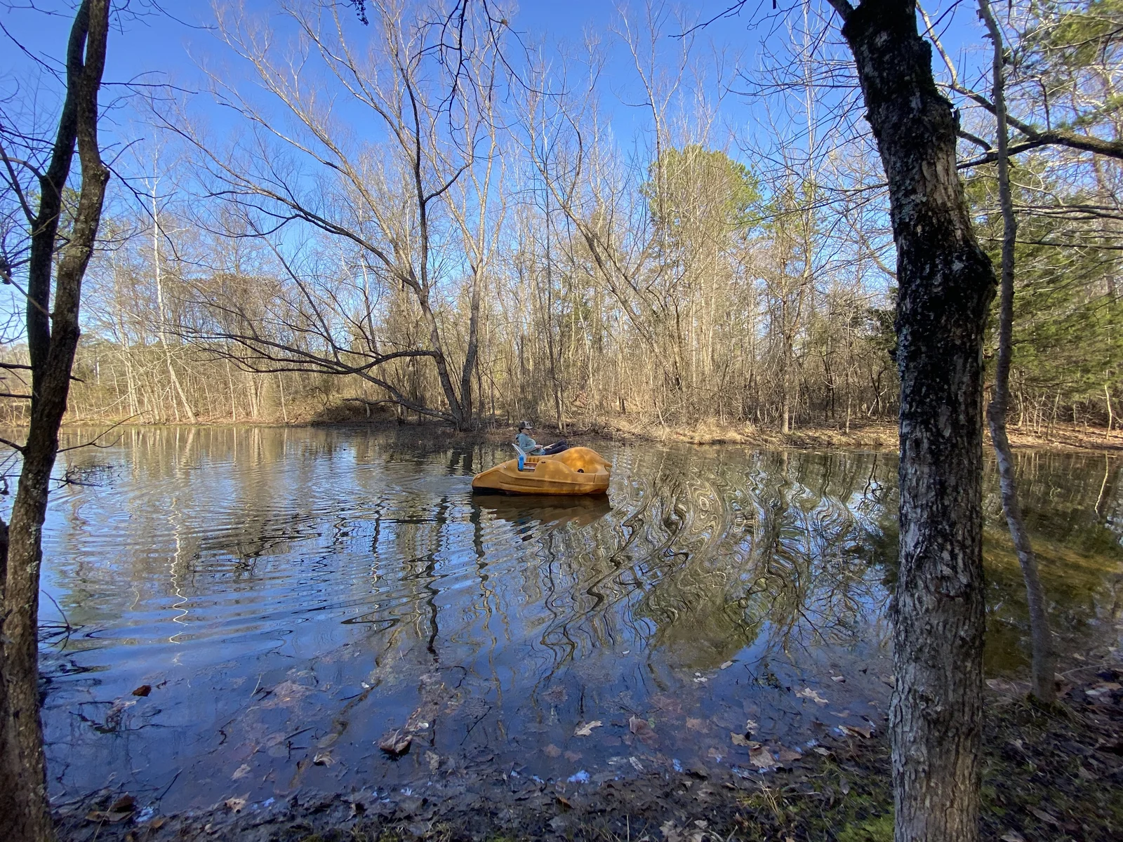 Enjoy a Leisurely Paddle on the Pond — Perfect for Relaxing or Fishing