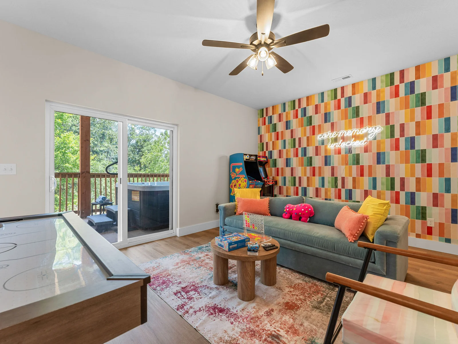 The perfect spot to unwind, play, and enjoy quality time together.