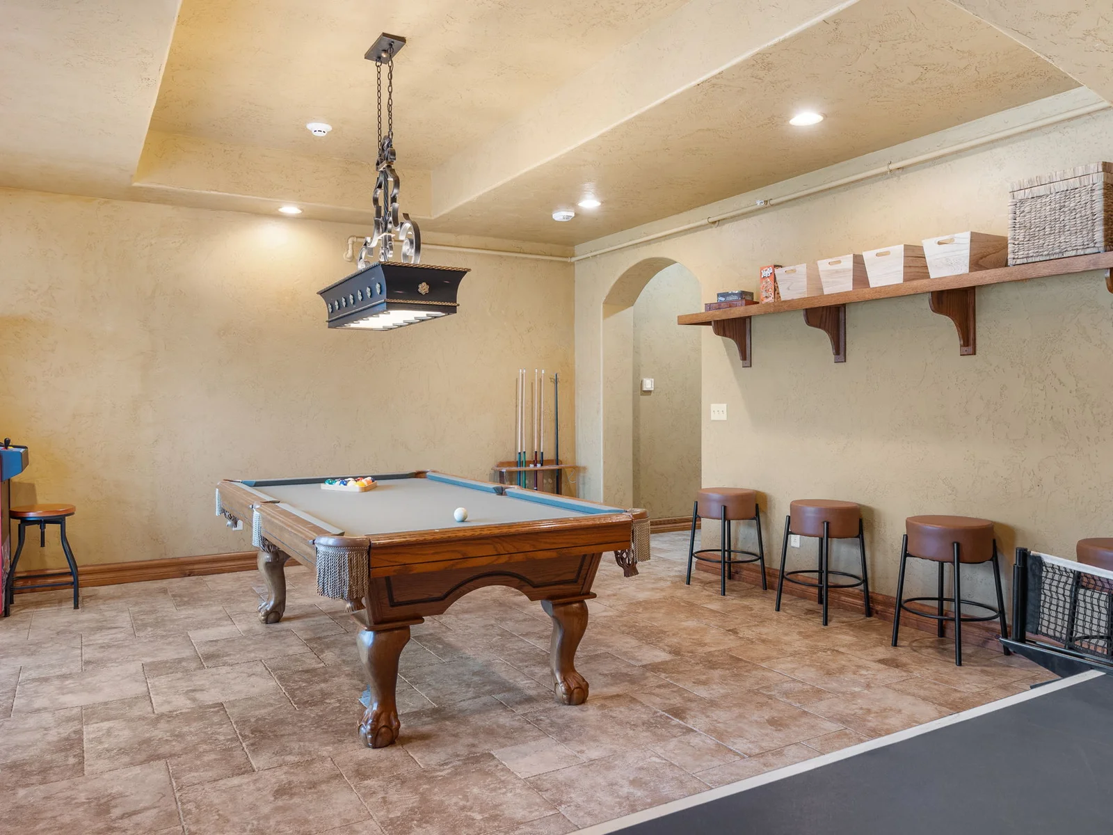 Lower level living room
