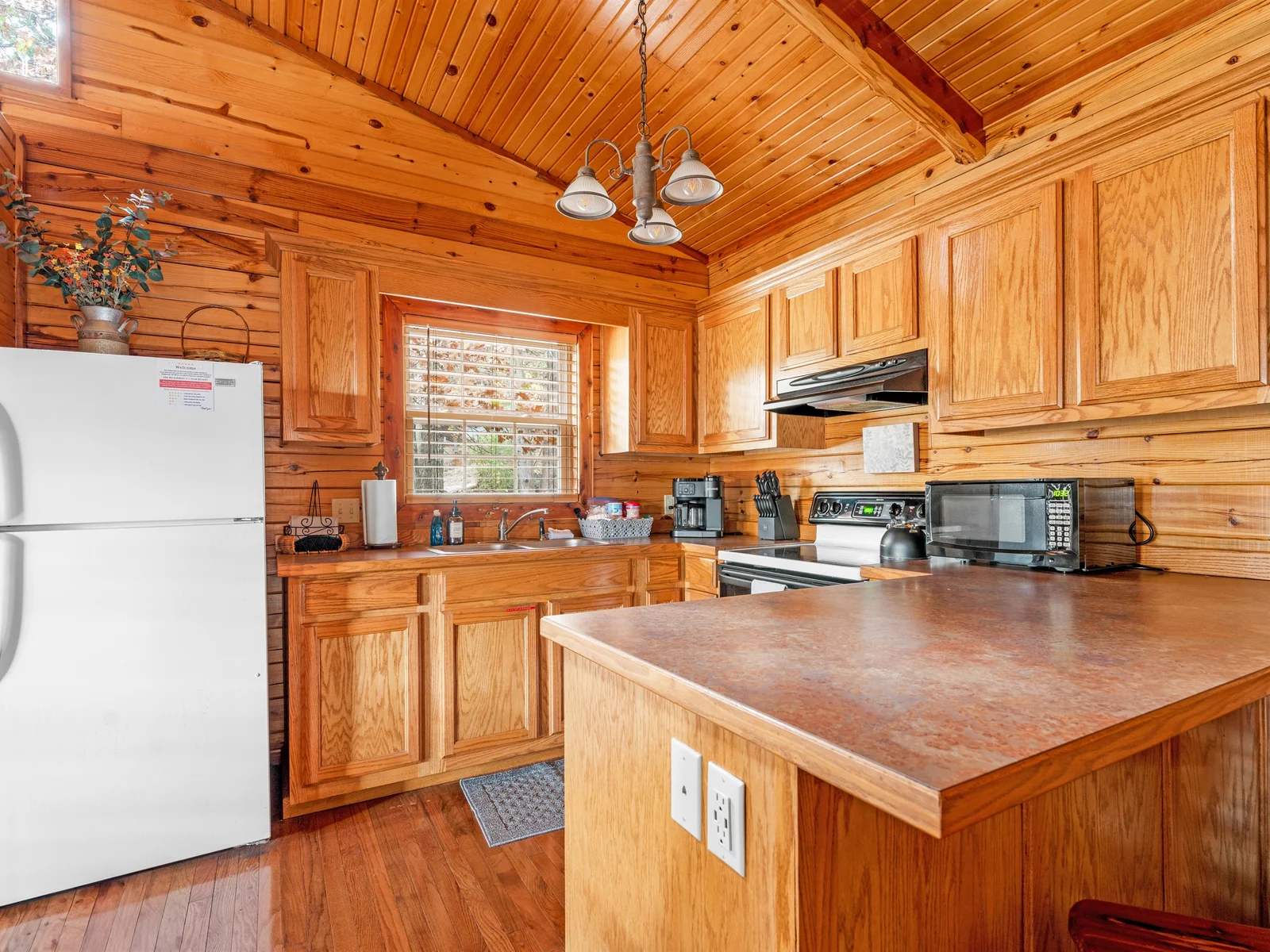 Whisk up romance and memories in your intimate cabin kitchen