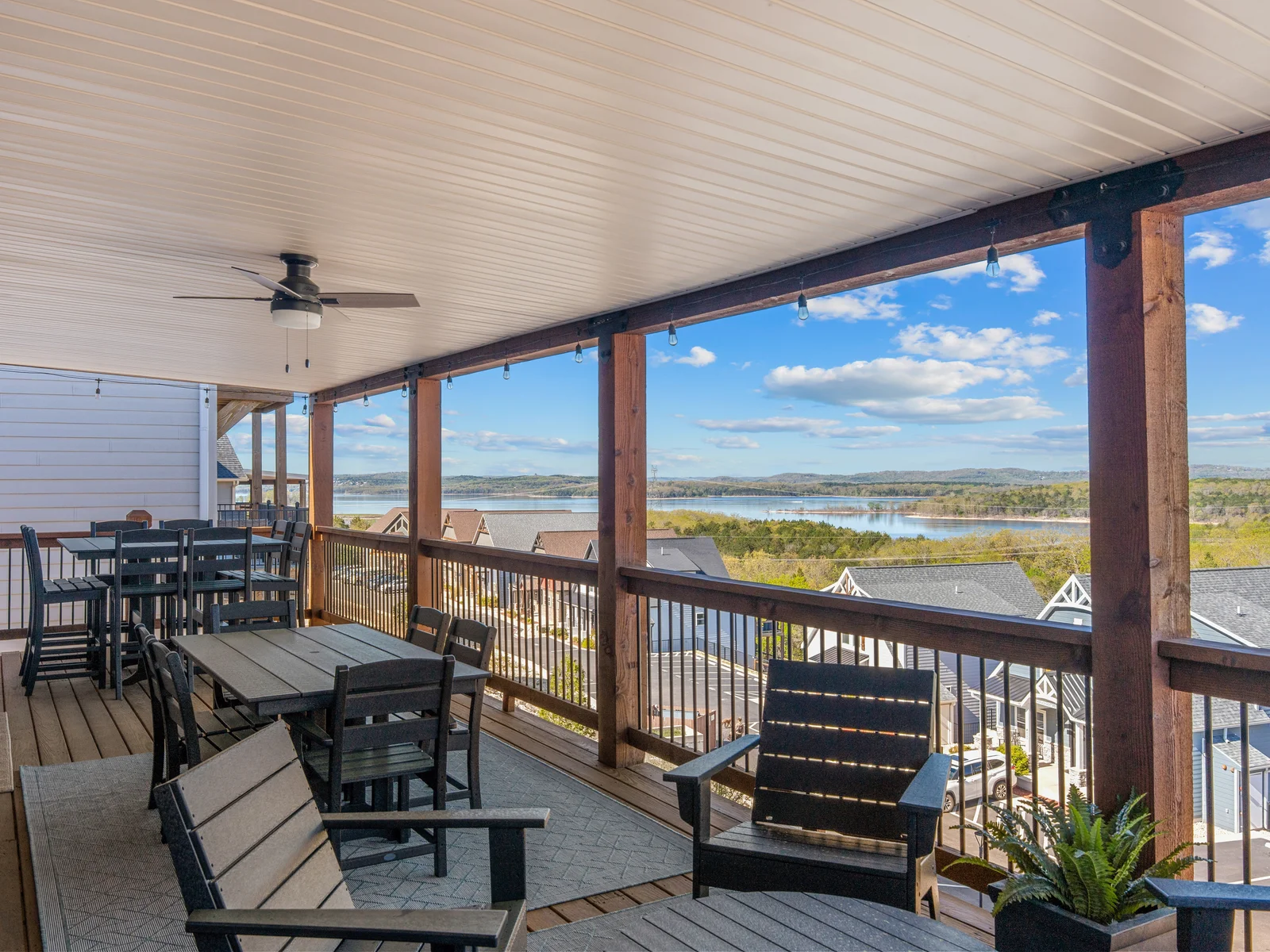 Upper deck. Gather and soak in the incredible views.