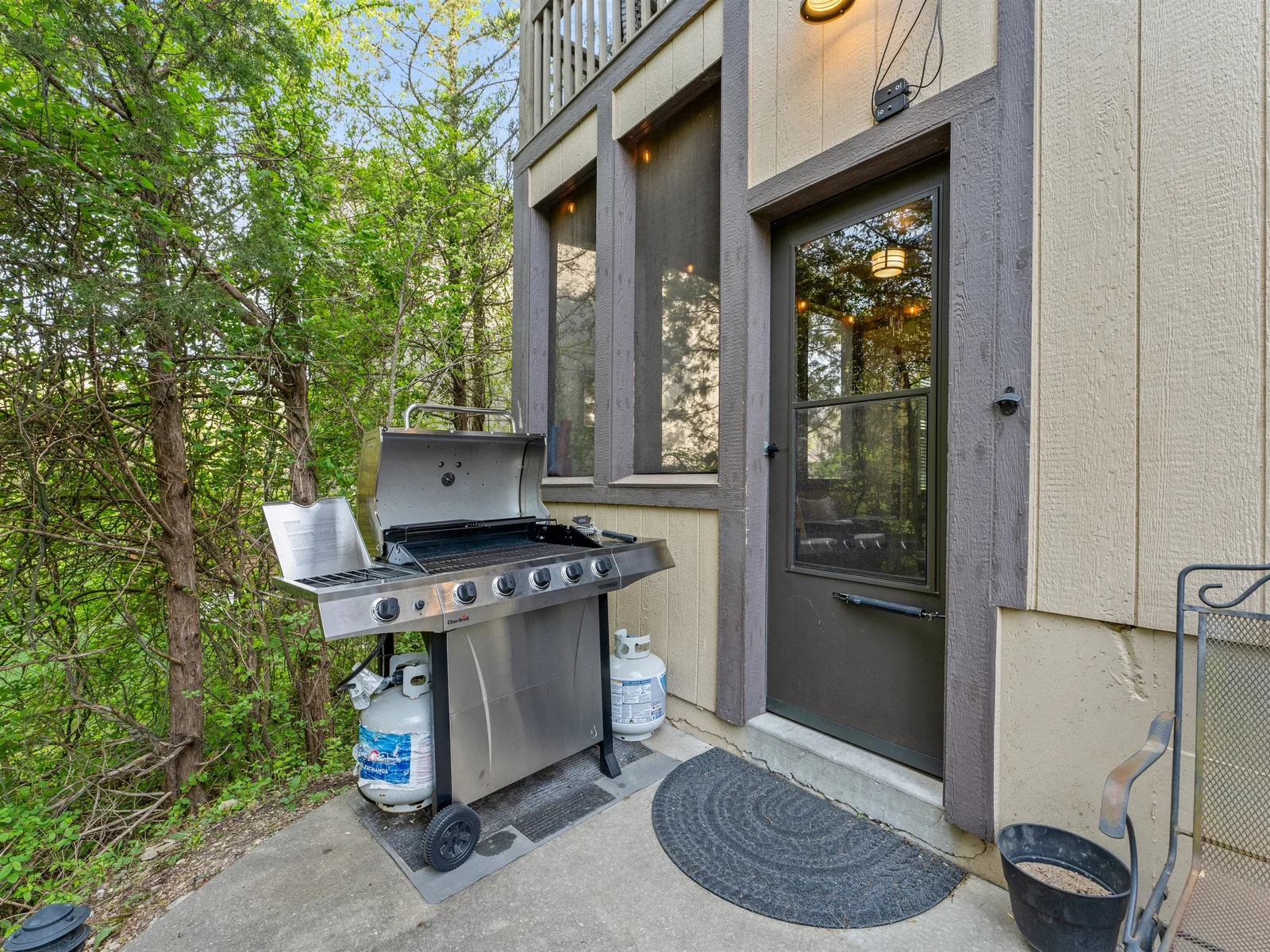Equipped with propane and ready to grill your next meal
