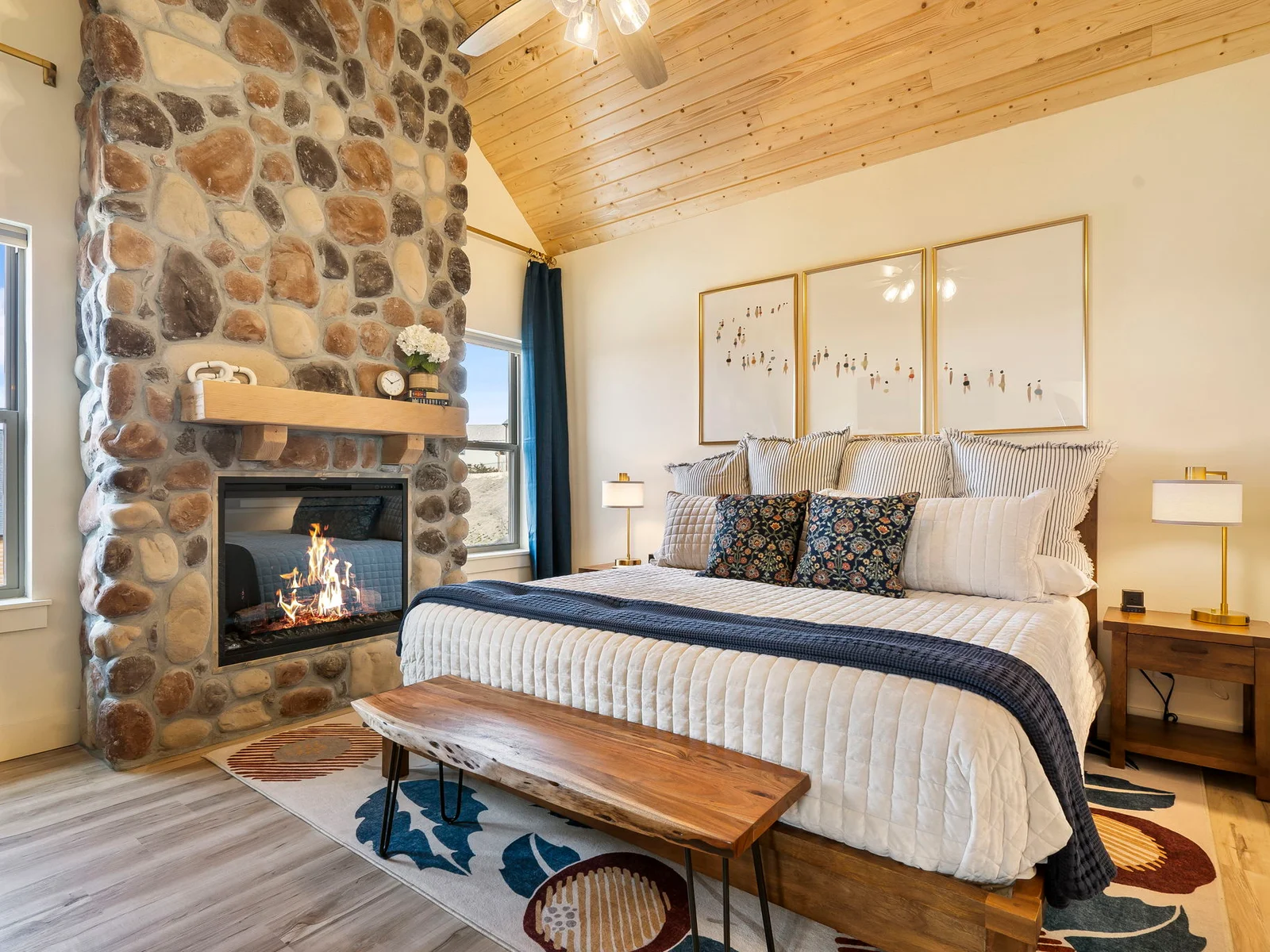 Upper level: King Bedroom #2 w/ ensuite bath