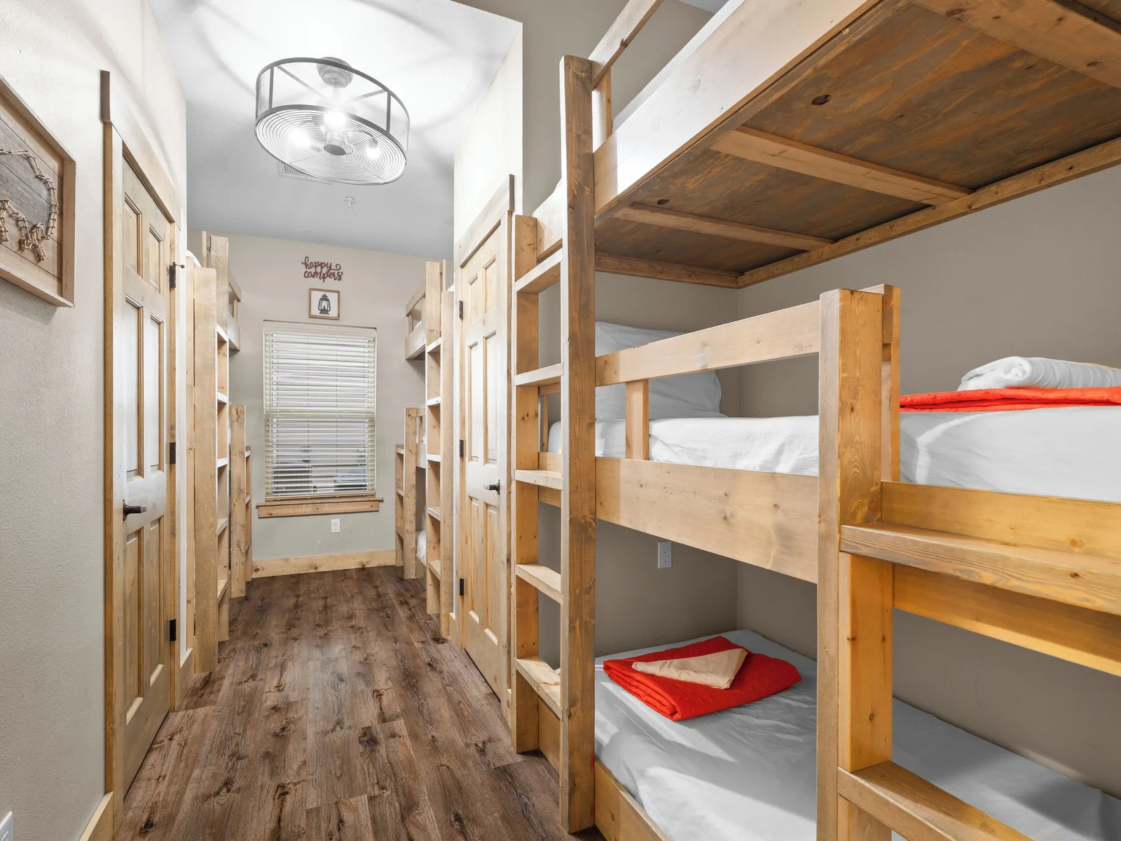 Bunk room on lower level. Sleeps nine. En suite full bathroom.