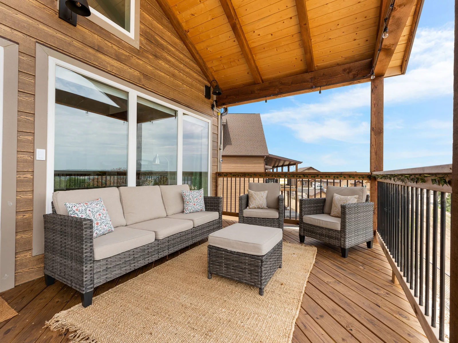 Outside patio w/ seating!