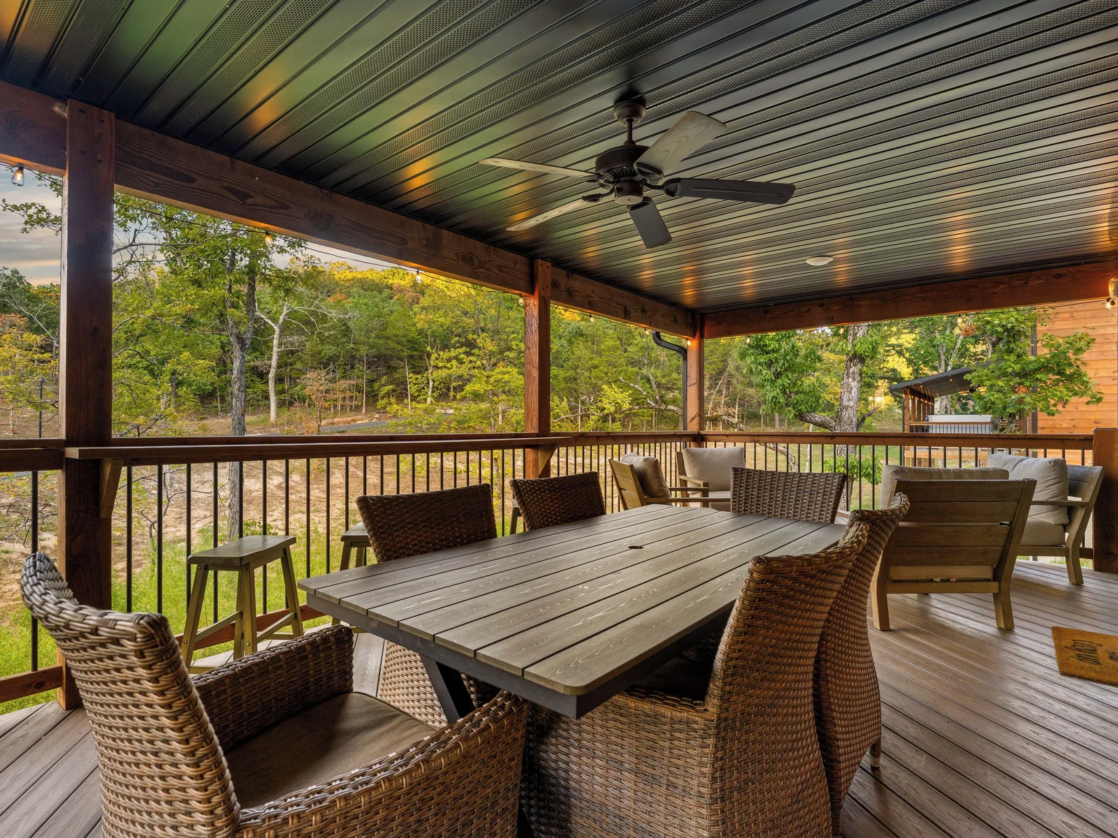 Dining Table and chairs outdoor for 6.