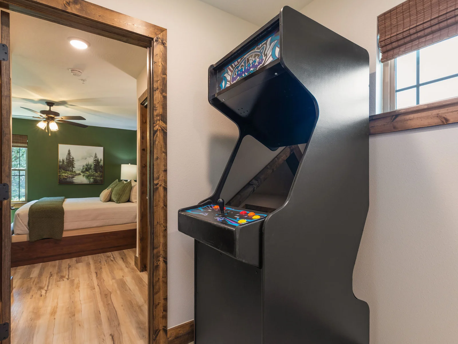 Arcade machine upstairs!