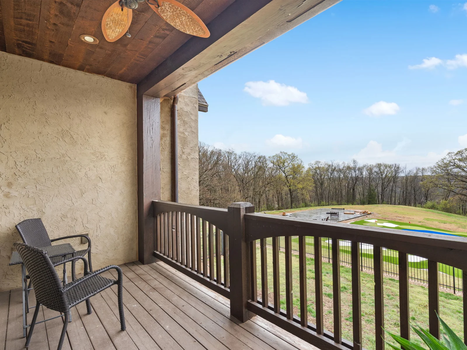 Watch the family from the master bedroom deck!