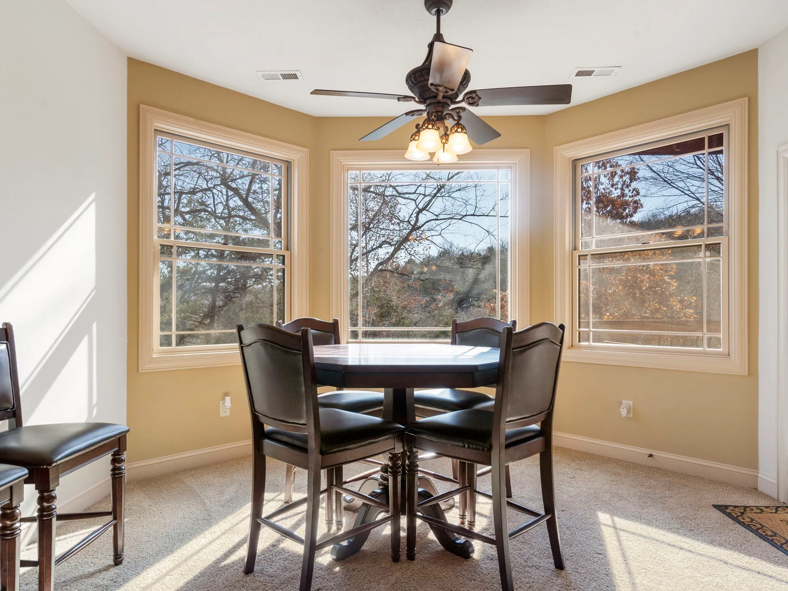 Lower level breakfast nook