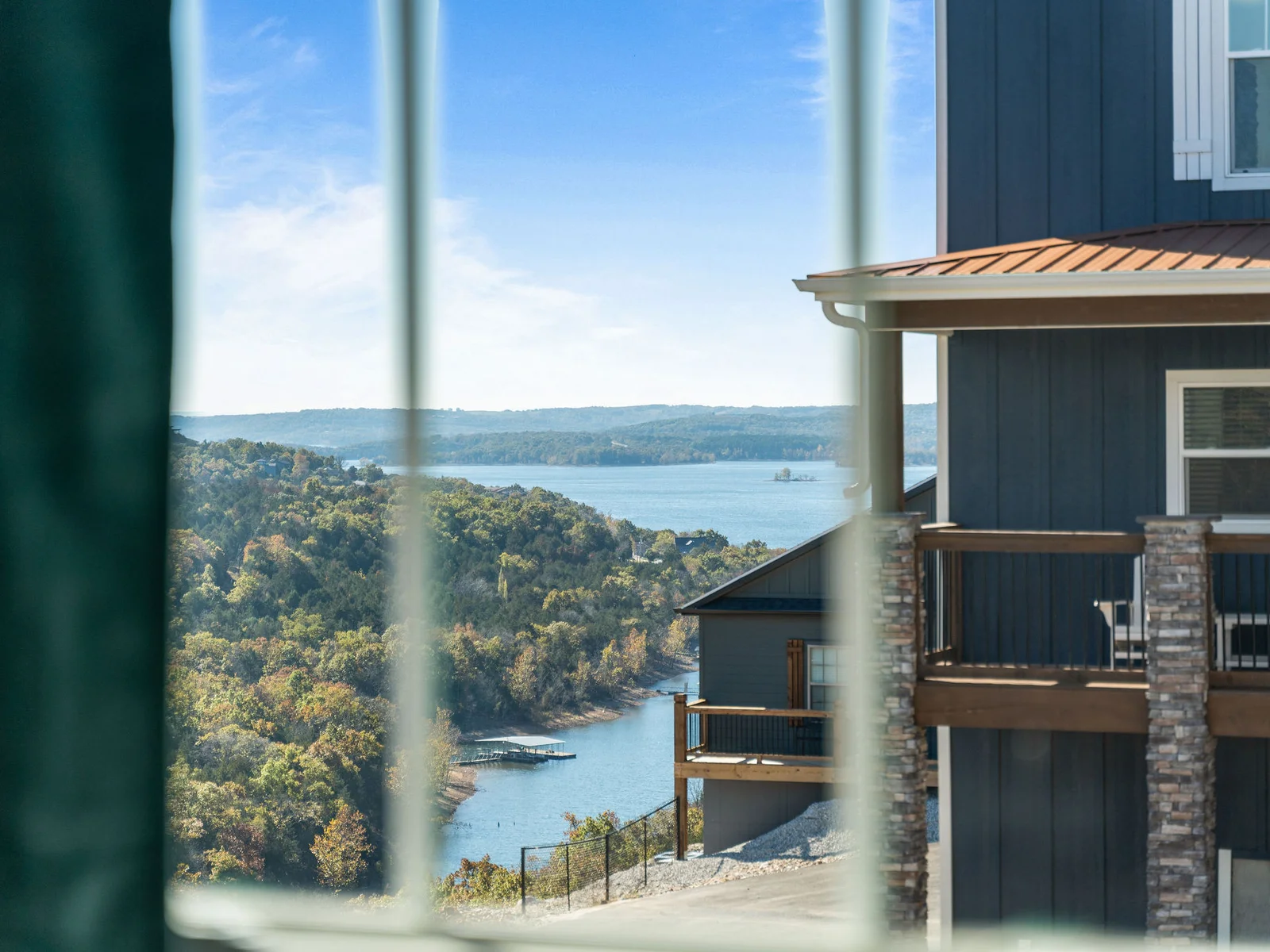 View from Bedroom 1 of Table Rock Lake!